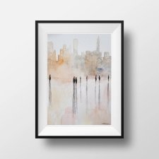 Miasto 4- akwarela