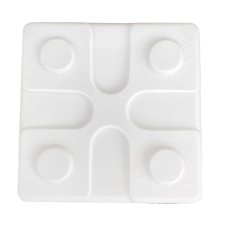 Biały plafon Czechosłowacja Kamenický Šenov lata 60. Mid-Century Modern