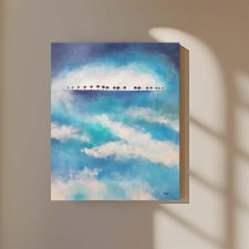 Obraz ręcznie malowany - Drzewa