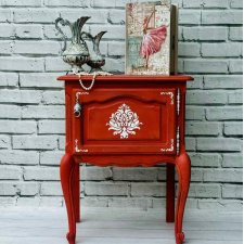 Szafka ręcznie malowana, delikatny kolor, ludwikowska, dekory, wysyłka