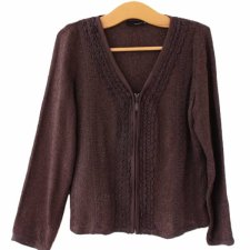 exclusive chocolate cardigan ANDREA