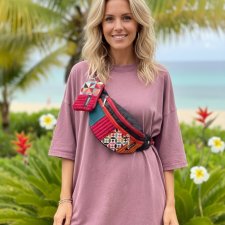 Nerka "Color Poem" Patchwork BEBOKI M – Wodoodporna, Ręcznie Robiona, z Mini-Portfelikiem gratis