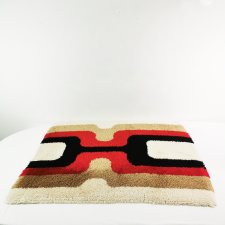 Geometryczny dywan Space age, Niemcy, lata 70.