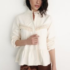 RESERVED - KURTKA Z BASKINKĄ - 36