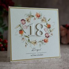 Personalizowana kartka na 18 urodziny, BH 65