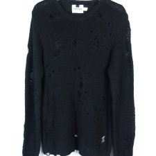 Topman męski sweter z dziurami / M