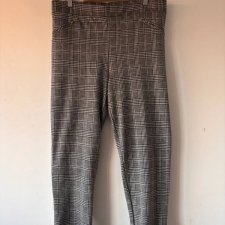 Kraciaste spodnie Janina w stylu retro