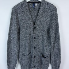 Divided by H&M męski rozpinany sweter / S