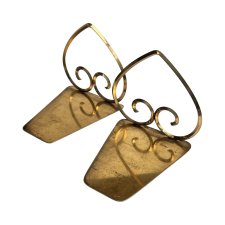 Mosiężne podpórki pod książki Hollywood Regency, Belgia lata 70.