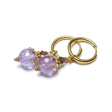 Alloys Collection - Ametysty - kolczyki