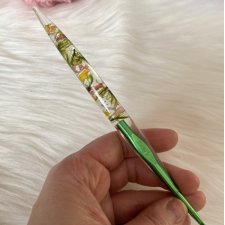 Artystyczne szydełko z suszonymi kwiatami 4,00 mm