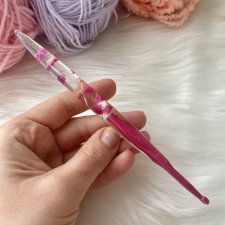 Artystyczne szydełko z suszonymi kwiatami 4,50 mm