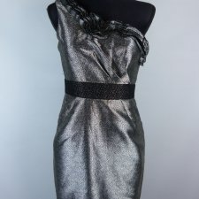 Max and Cleo koktajlowa sukienka na jedno ramię / XS