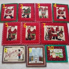 Świąteczne podkładki pod kubek, pod gorący, pod doniczkę, różne