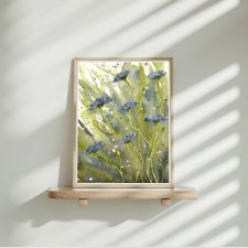 Chabry. Oryginalna akwarela A5