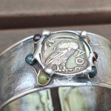 Mądra sowa - bransoletka regulowana