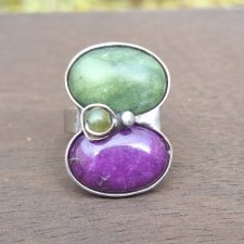 Wesoła jesień - pierścionek regulowany