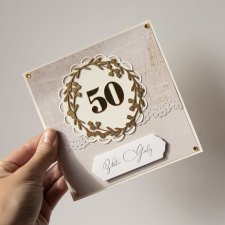 50 rocznica ślubu, złote gody, kartka gratulacje