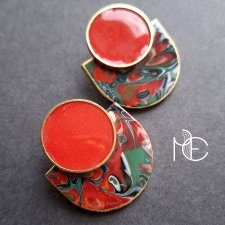 zieleń w czerwieni no1