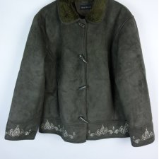 Ellie Louise zamszowa kurtka kożuszek hafty / 18- 46