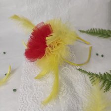 Opaska kurczak, opaska grzebień kurki, opaska kogucik, kostium kurczaczka dla dziecka