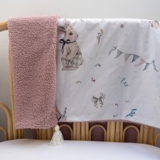 Kocyk bawełna niedźwiedzie baranek