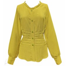 Zielona koszula ze stójką