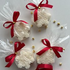 ŚNIEŻYNKA - świeca sojowa, Boże Narodzenie