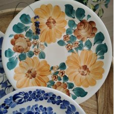 Talerz dekoracyjny ręcznie malowany Włocławek