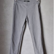 Rockowe jegginsy by Malene Birger zamki zip szare 27/32