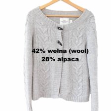 exclusive alpaca wool cardigan