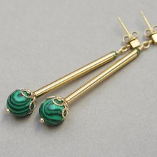 Alloys Collection - Malachity /29.10.25/ - kolczyki