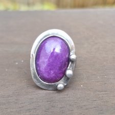 Fioletnik - pierścionek regulowany