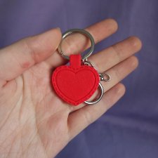 Brelok w kształcie serca różne kolory