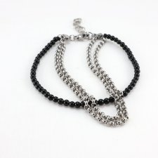 Bransoletka "Rock & Elegance" z onyksów