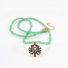 Naszyjnik "Drzewo Życia" z Naturalnego Awenturynu