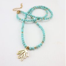 Naszyjnik Turkusowy Magnezyt