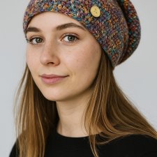 Kolorowa czapka całoroczna przejściowa cienka all season unisex