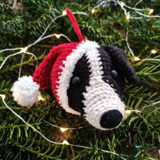 Border collie - świąteczna ozdoba dla miłośników psów!