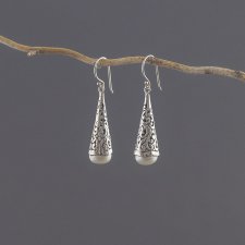 Srebrne kolczyki z perłami