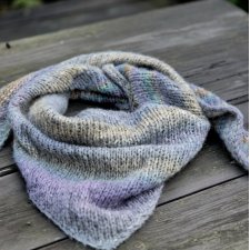 pastelowy puchacz / chustka