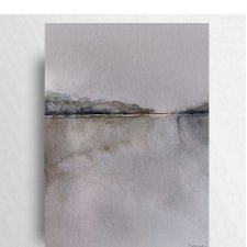 Pejzaż- obraz  akwarela