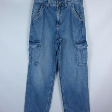 H&M Divided spodnie dżins bojówki cargo M / 38