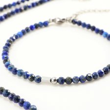 Bransoletka "Minimalistyczna Elegancja" z Lapis Lazuli