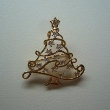 BROSZKA CHOINKA ŚWIĘTA BOŻE NARODZENIE