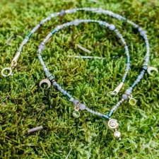 gwiezdny pył 017 - naszyjnik z cytrynem i oliwinem