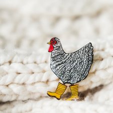 Broszka kurka Tereska