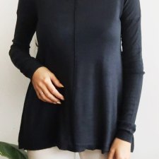 granatowy sweterek XS