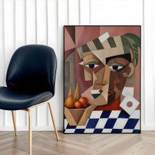 Plakat Abstrakcyjny portret a la Picasso - format 50x70 cm