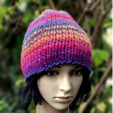 Baśniowe kwiaty / czapa